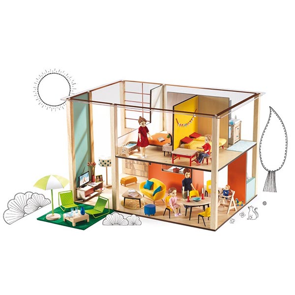 Djeco Cubic House Dolls House