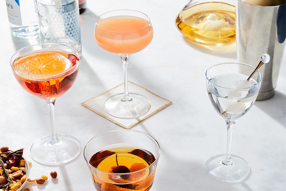 Make Your Virtual Cocktail Hour Stylish With Modern Barware & Glasses
